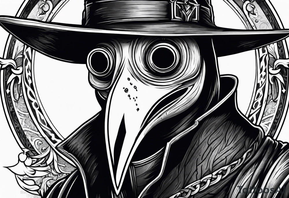 plague doctor tattoo idea