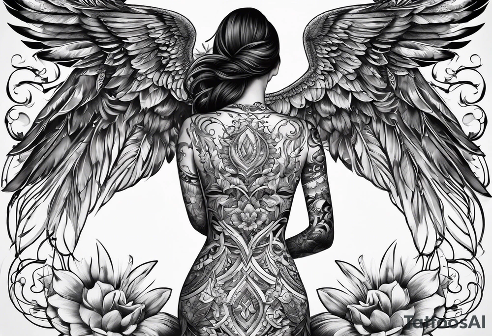 back tattoo covering the whole back tattoo idea