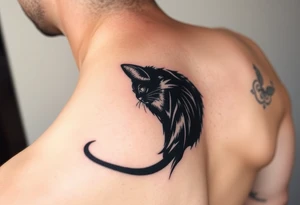 Black Cat tattoo idea