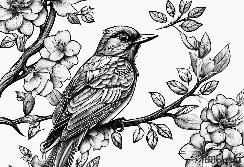 Birdoak tattoo idea