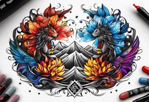 Autism half sleeve tattoo idea