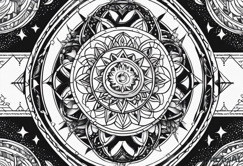zodiac sign tattoo idea