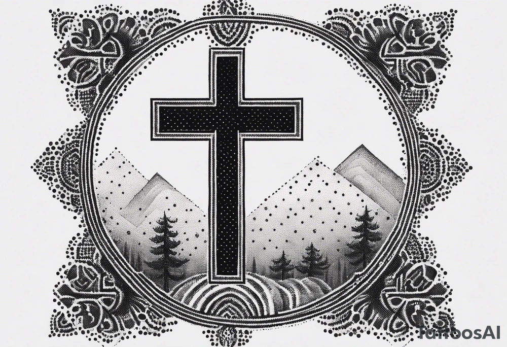 cross from font tattoo idea