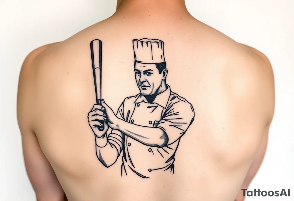 Culinary chef 
Baseball umpire tattoo idea