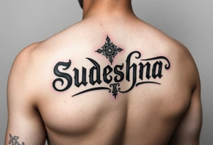 Tattoo in mores code of name Sudeshna on forearm tattoo idea