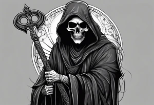 grim reaper tattoo idea