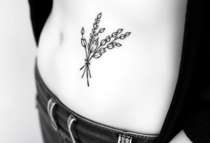 sage bundle tattoo idea