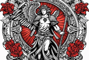 st michael tattoo idea