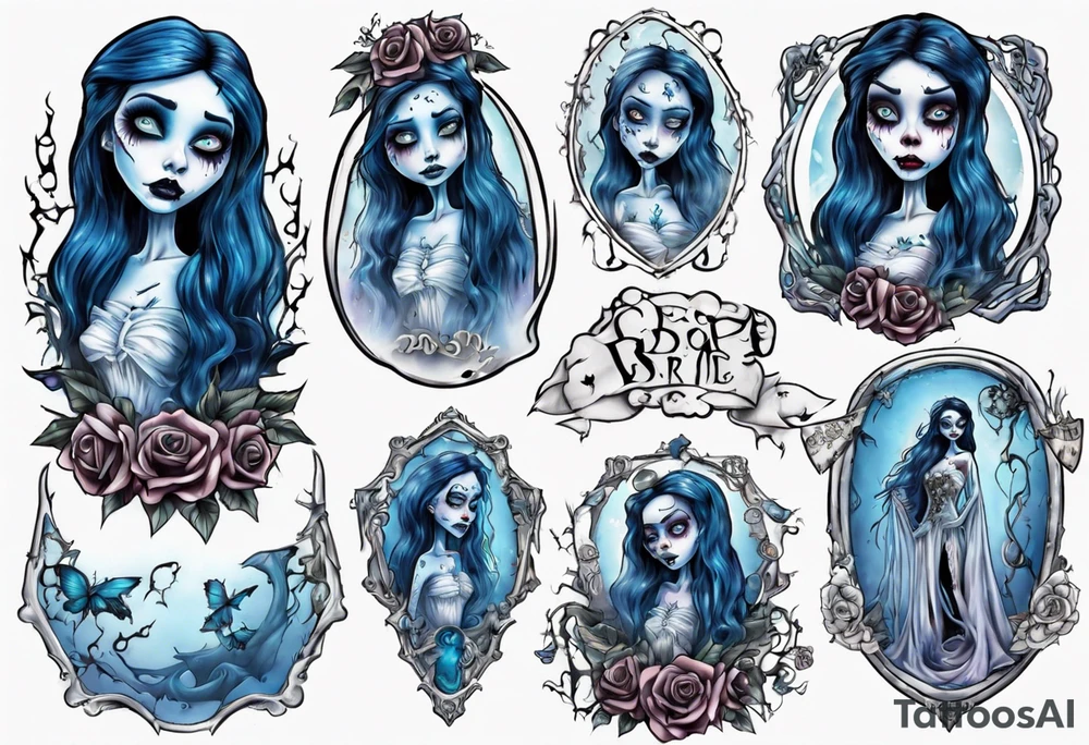 Emily corpse bride tattoo idea