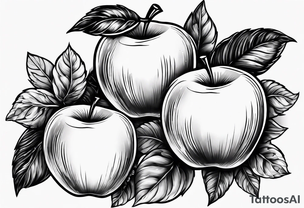 Apple tattoo idea