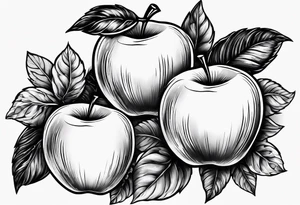 Apple tattoo idea