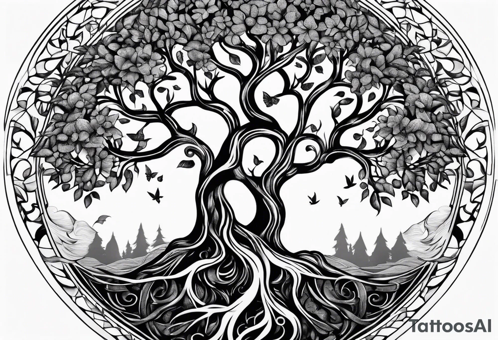 tree of life tattoo idea