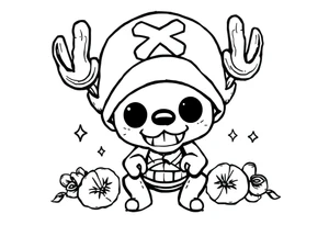 tony tony chopper from One Piece tattoo idea