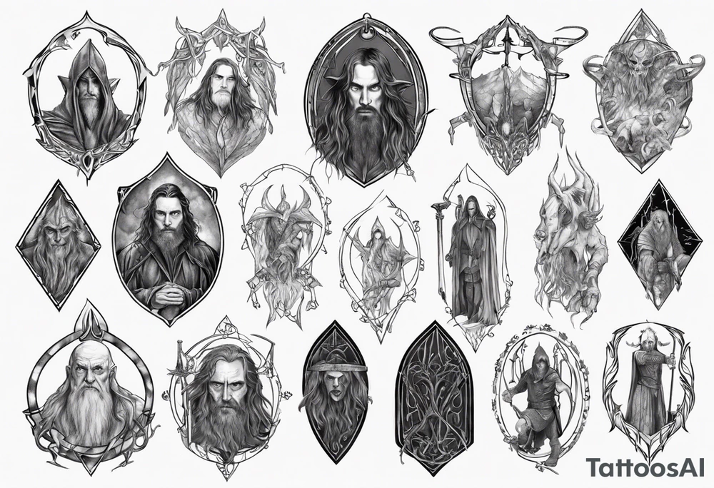 Lord of the rings, tattoo idea