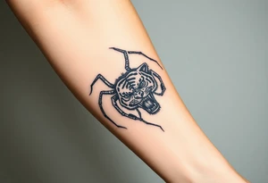 Anansi the spider and the tiger tattoo idea