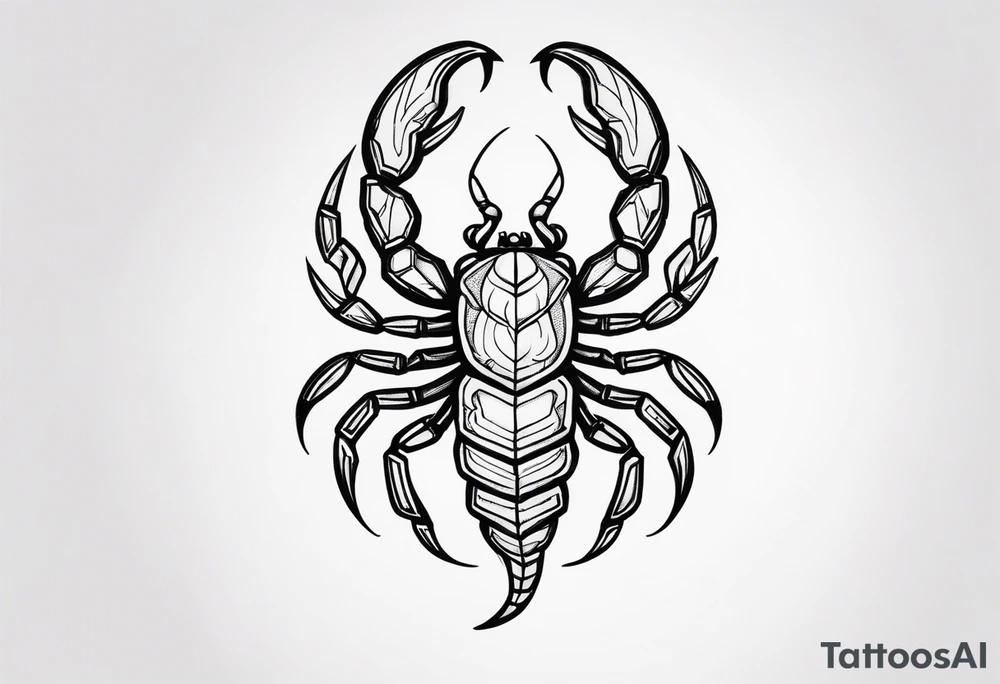 scorpion tattoo idea