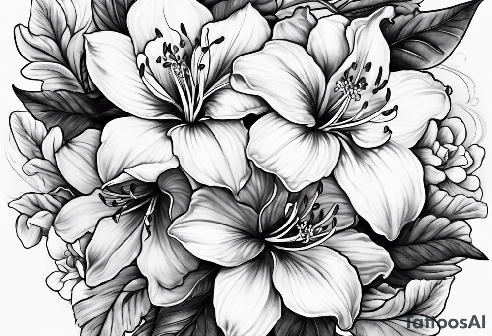 Azaleas tattoo idea
