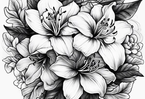 Azaleas tattoo idea