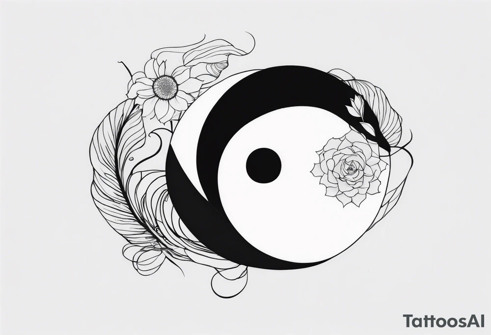 Yin and Yang tattoo idea