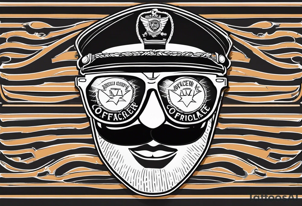 sunglasses Officer tattoo idea