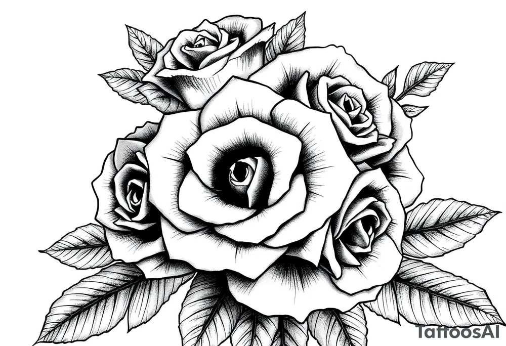 roses tattoo idea