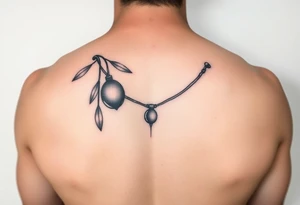 An olive with a thong tattoo idea