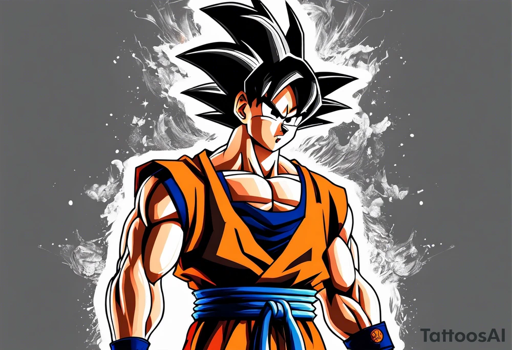 Son Goku ss tattoo idea