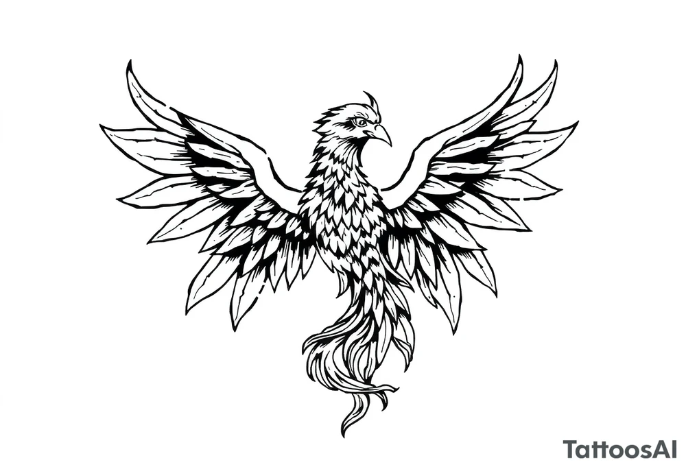 Phoenix tattoo idea