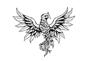 Phoenix tattoo idea