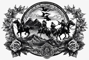 Rucking, Fitness, Shadows, brotherhood tattoo idea