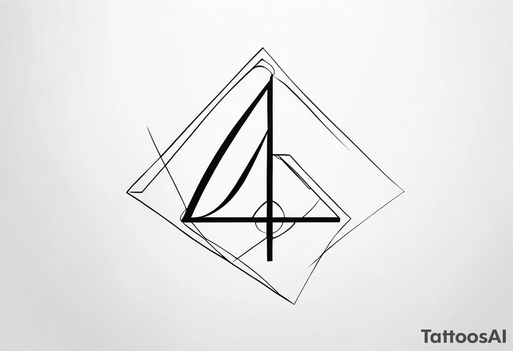 number 4 tattoo idea