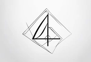 number 4 tattoo idea