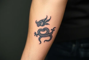 Aztec dragon tattoo idea