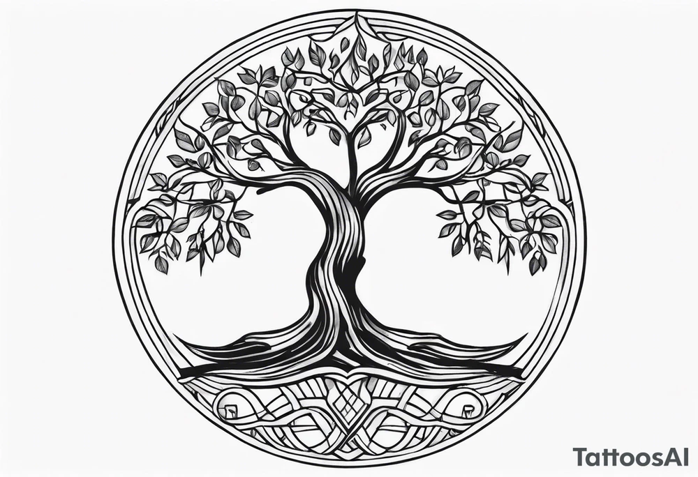 tree of life tattoo idea