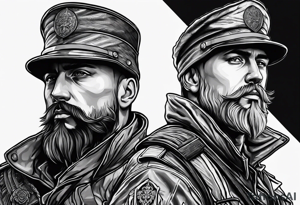 Lithuanian soldier tattoo idea