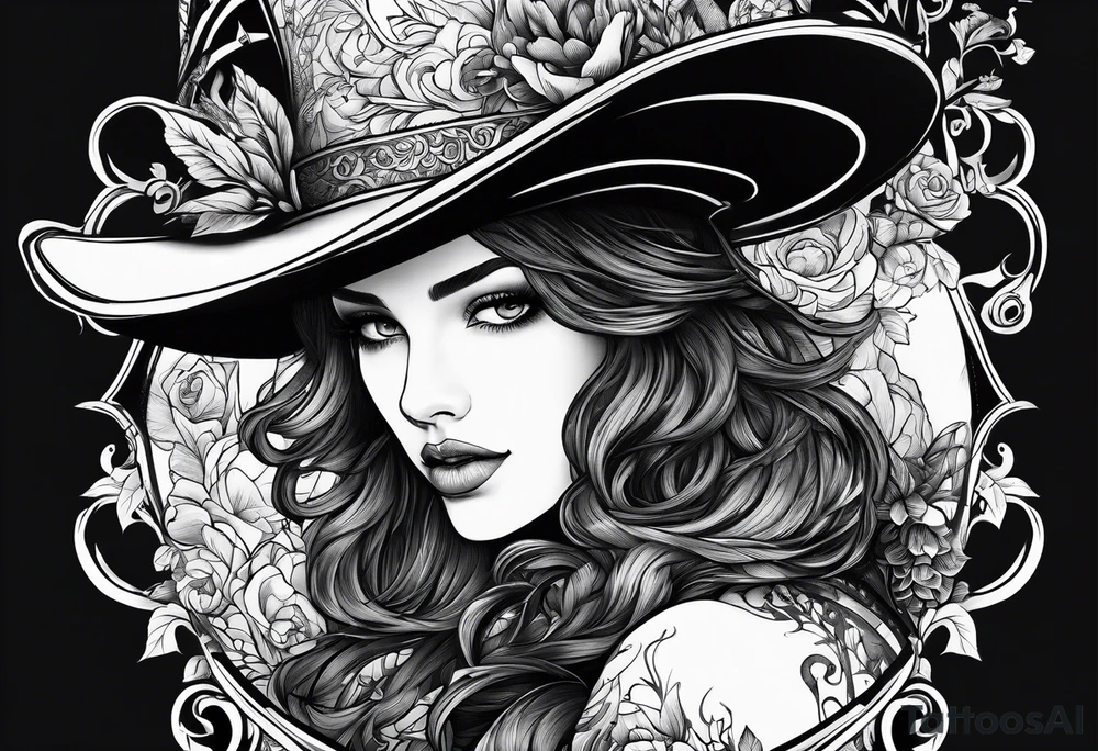 young man version of iltte red riding hat fairytale tattoo idea