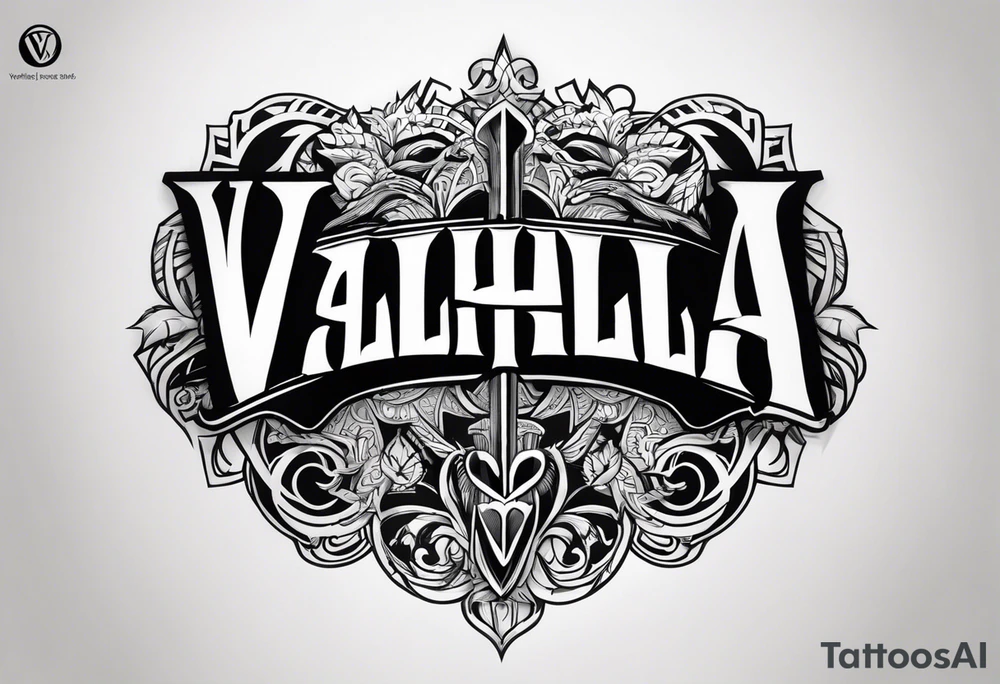 Victory or valhalla tattoo idea