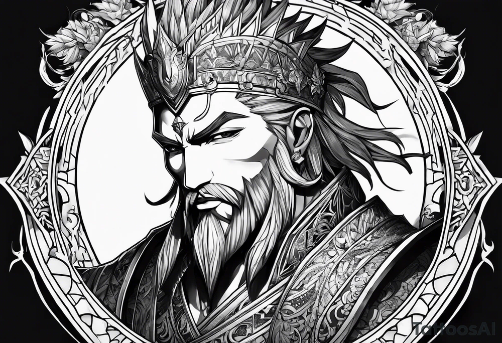 gilgamesh from fate stay night tattoo idea