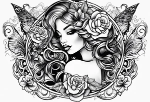 Hush
 finger to lips tattoo idea