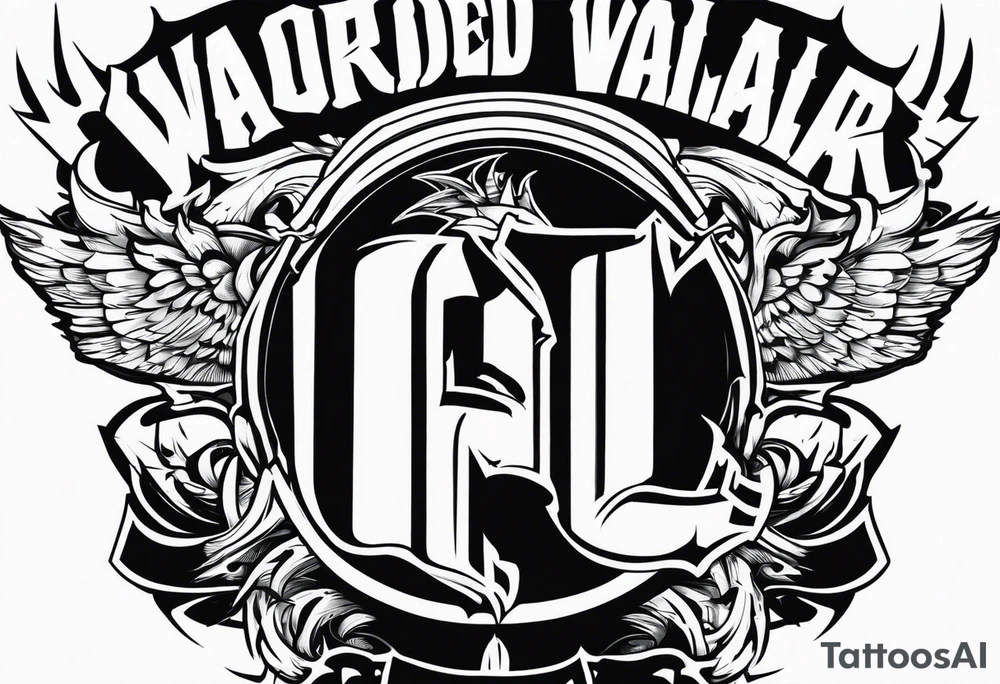 Wounded warrior valhalla tattoo idea