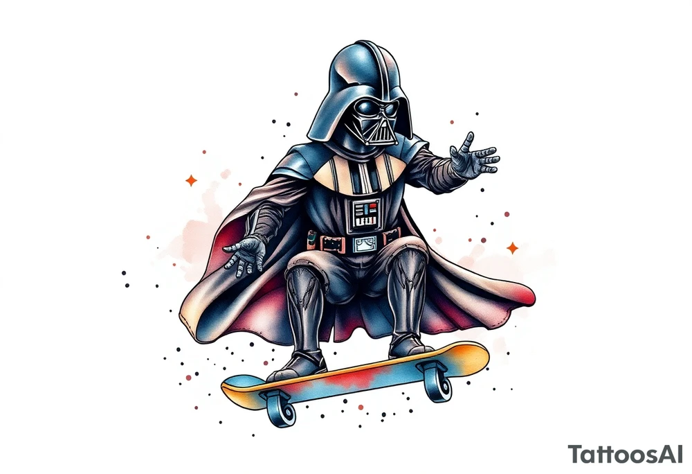 Skateboarding Darth Vader
"Darth Carter"
12/29/88-01/06/24 tattoo idea