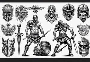 Gladiator tattoo idea