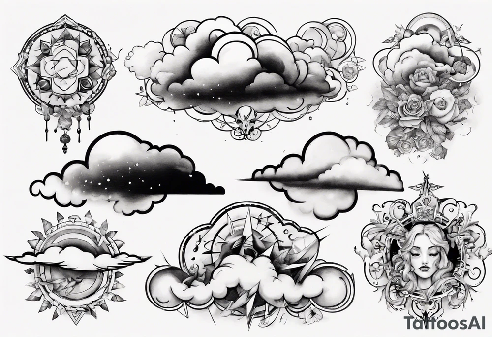 a cloud tattoo idea