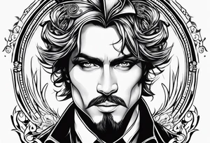 Rock a billy motive tattoo idea