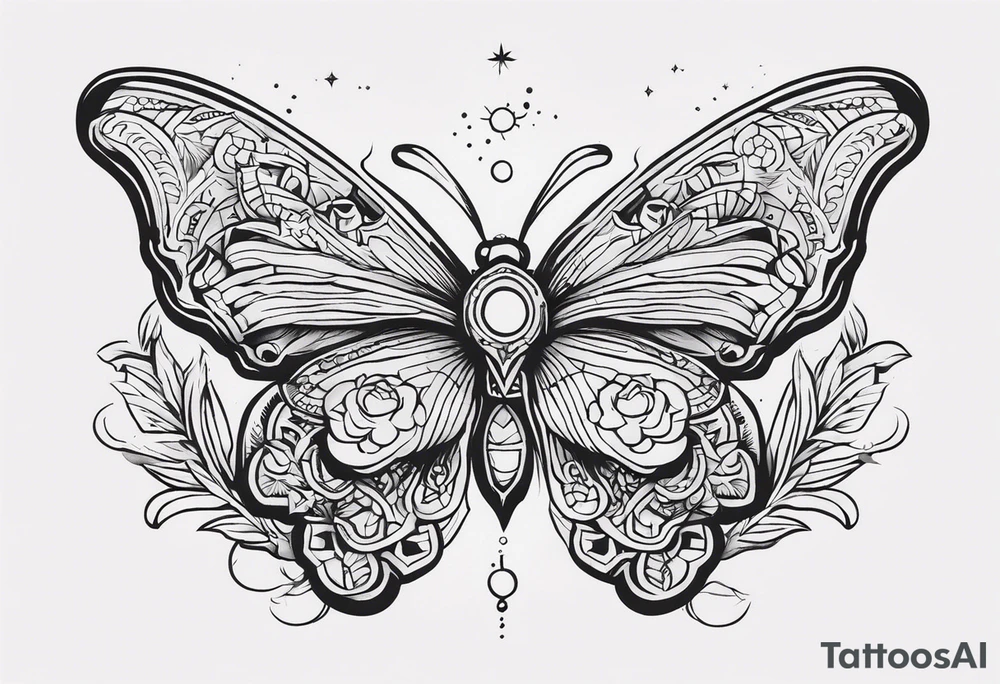 Колючая лоза выходящая на грудь и плечи tattoo idea