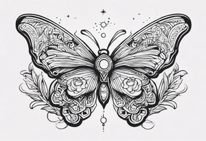 Колючая лоза выходящая на грудь и плечи tattoo idea