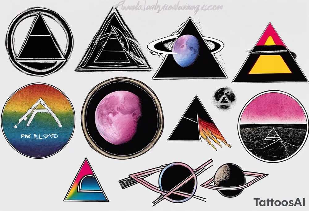 Pink Floyd Dark side of the moon, equals sign, tattoo idea