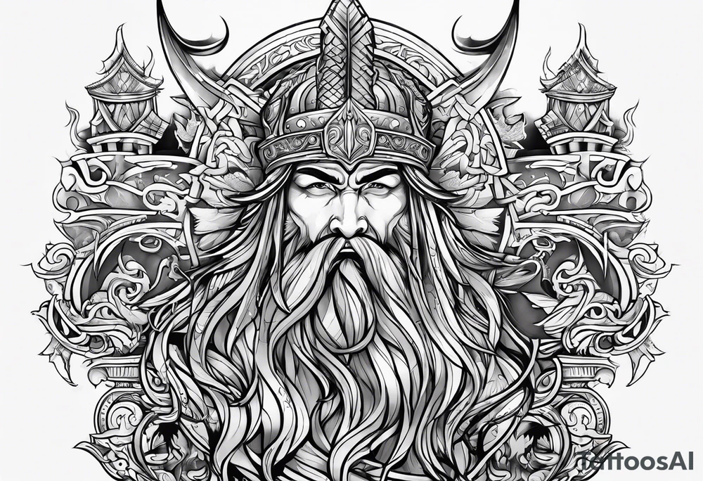 Valhalla word tattoo idea