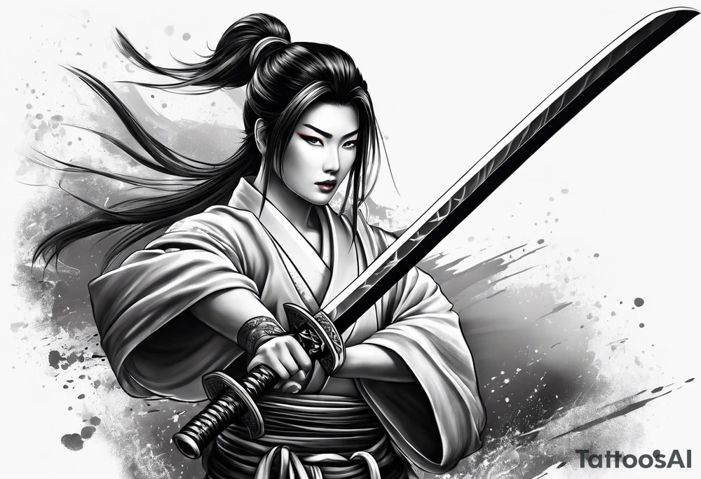Katana tattoo idea