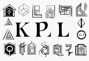 Initials KPL tattoo idea